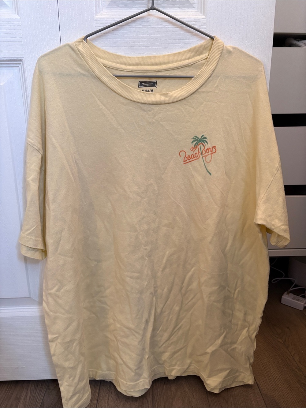 Beach Boys Graphic Tee in Light Yellow